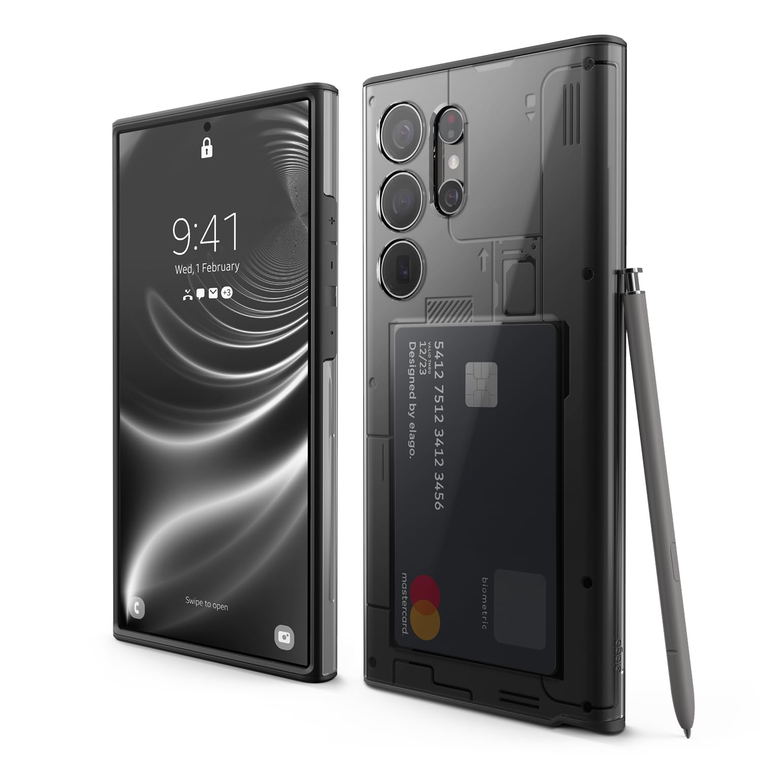 Amazon.co.jp: 【elago】 Galaxy S24 Ultra 対応 ケース 耐衝撃 カード